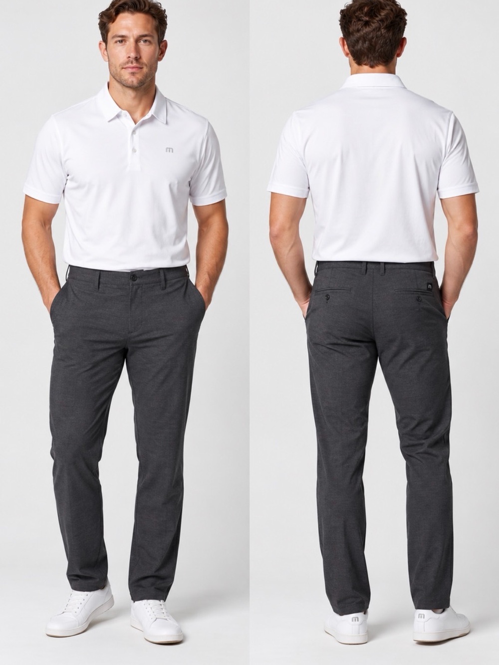 Travis Mathew Men’s Polyester slacks | 38 | charcoal
